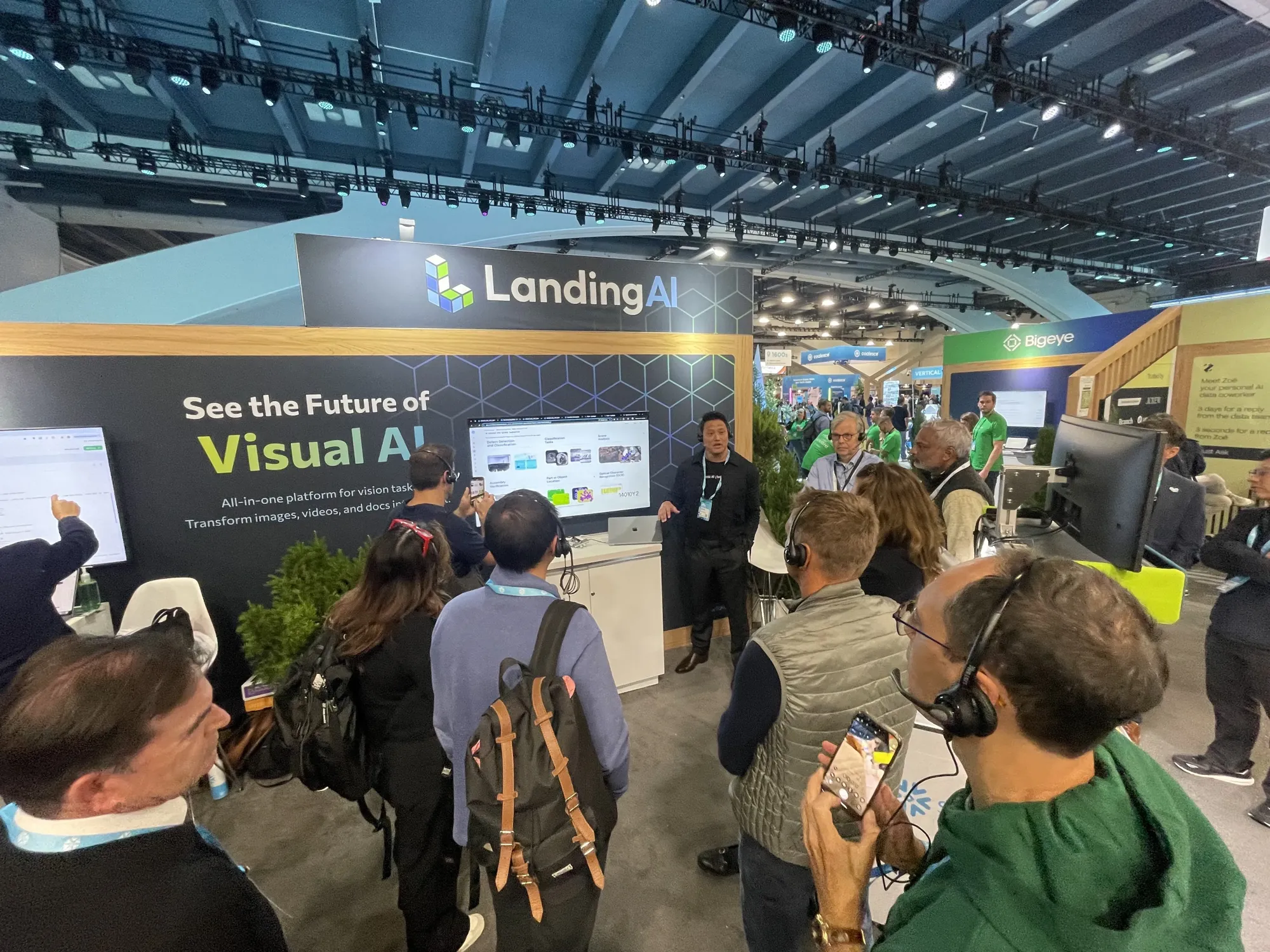 LandingAI event booth