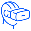 Person with VR headset