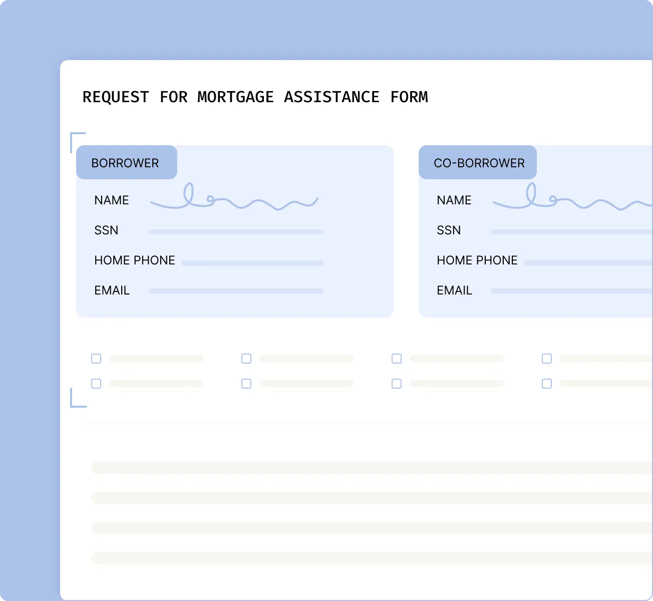 Financial services illustration