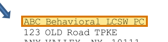 The region of the sample IRS CP 575 containing Legal name, with the extracted value outlined