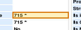 The region of the sample Rate Lock containing Middle credit score, with the extracted value outlined