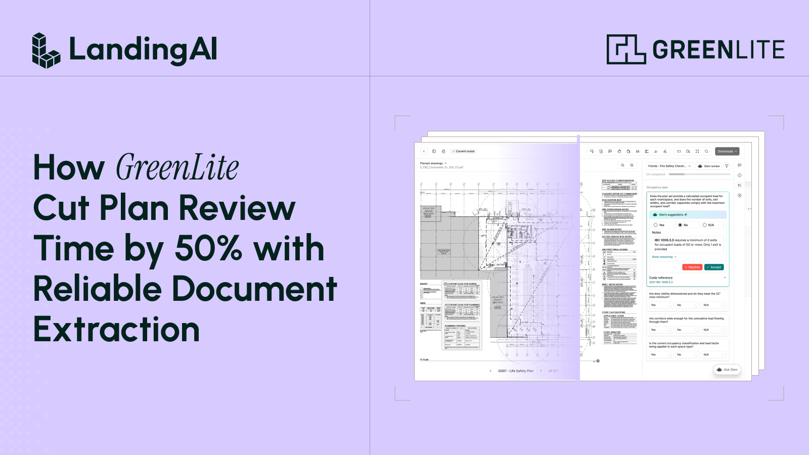 How GreenLite Cut Plan Review Time by 50% with Reliable Document Extraction