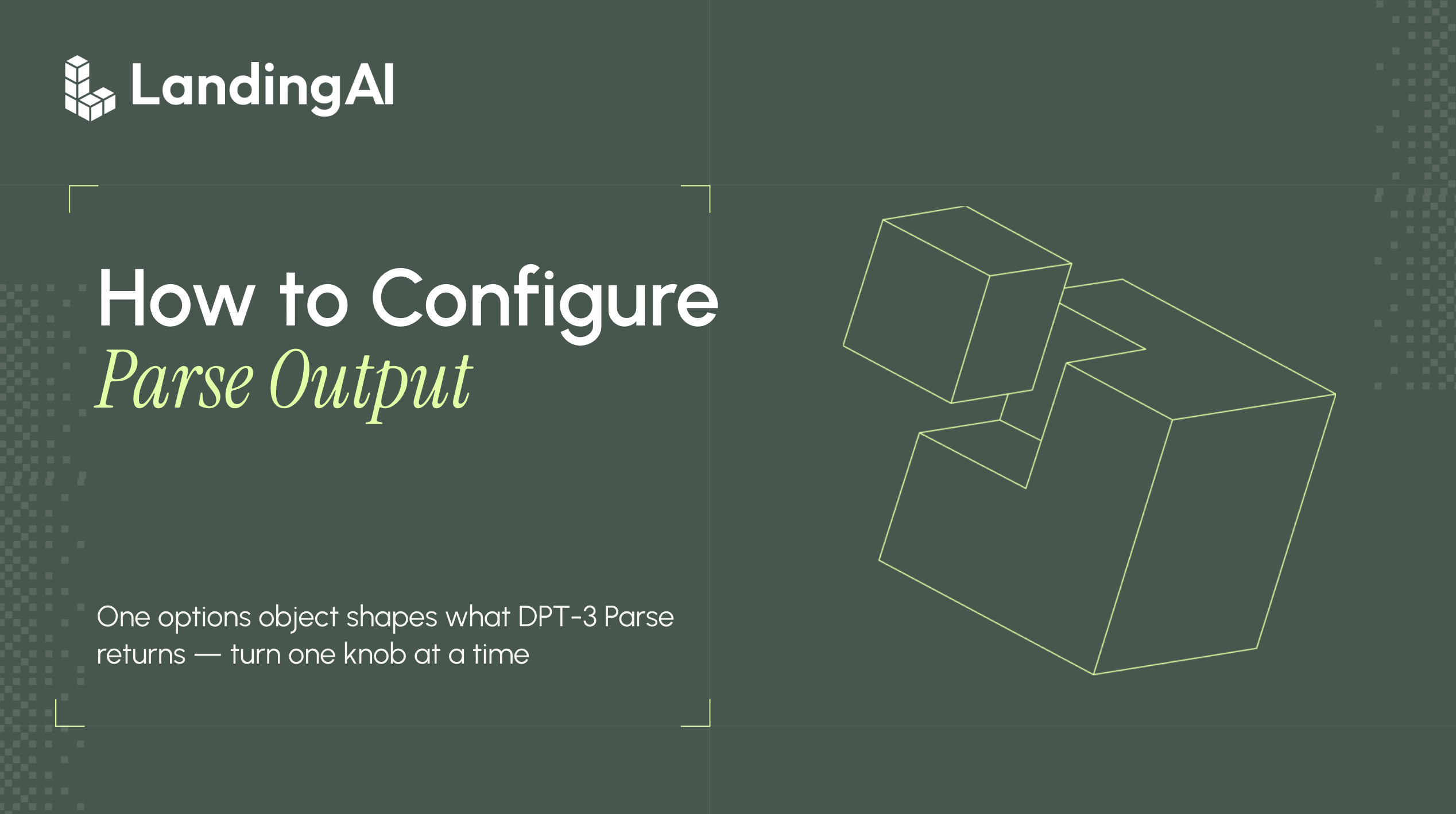 How to Configure Parse Output